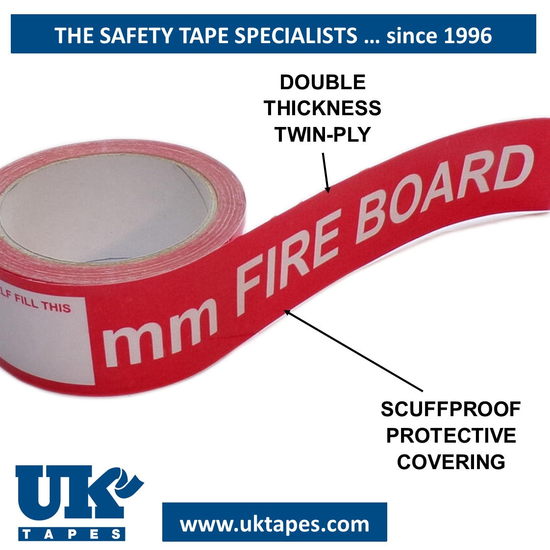 TWININATE Construction Printed Adhesive Tape