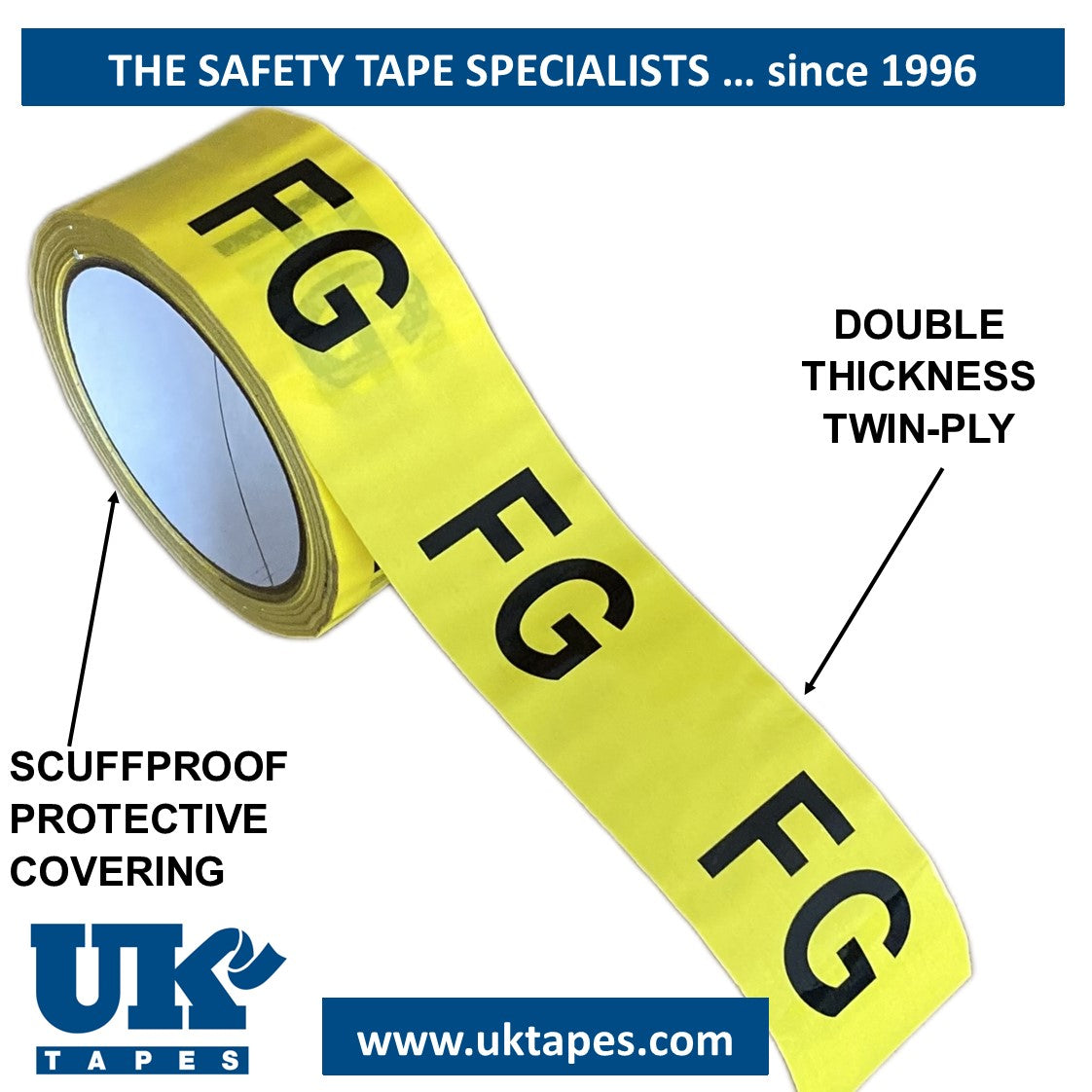 TWININATE Groundworks Printed Adhesive Tape