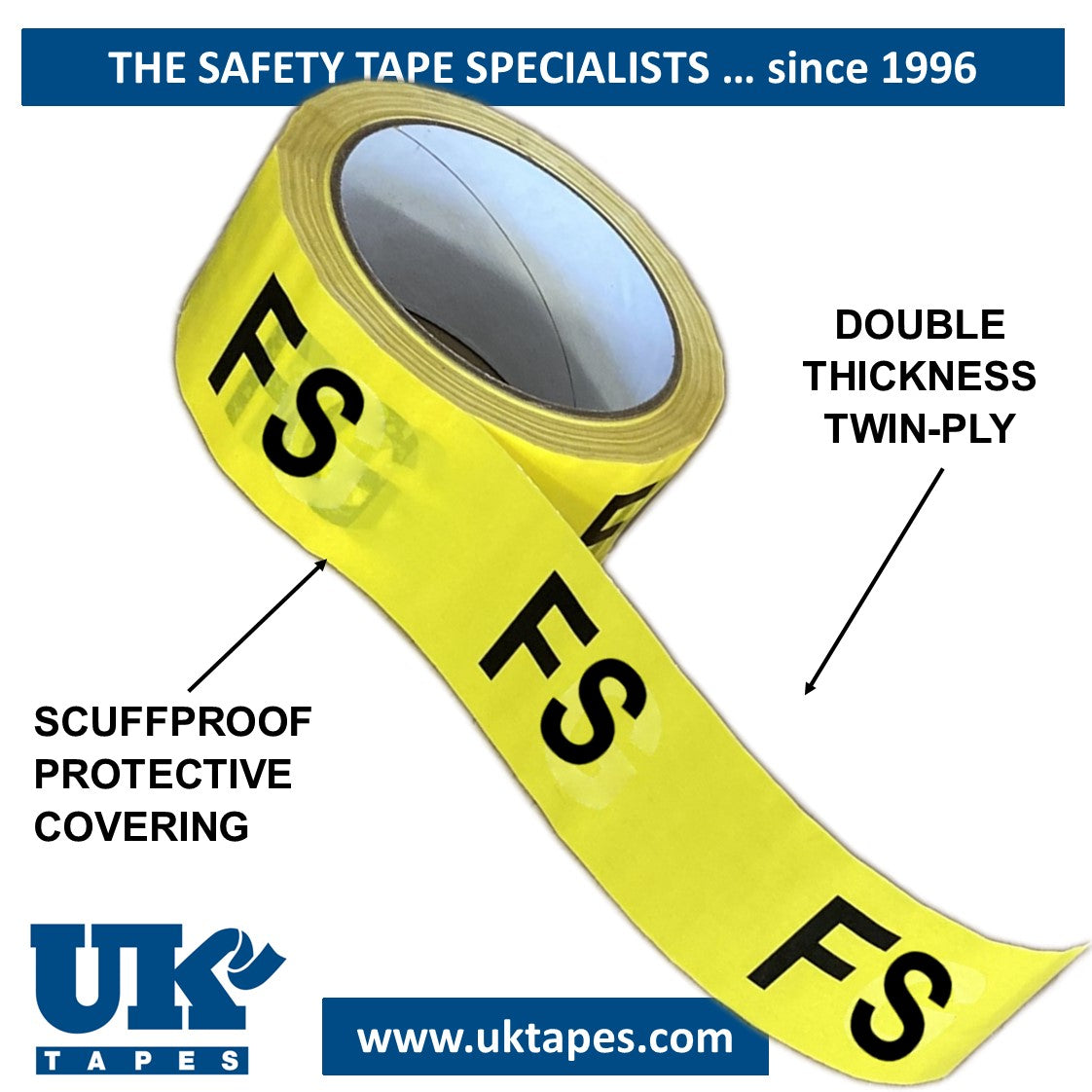 TWININATE Groundworks Printed Adhesive Tape