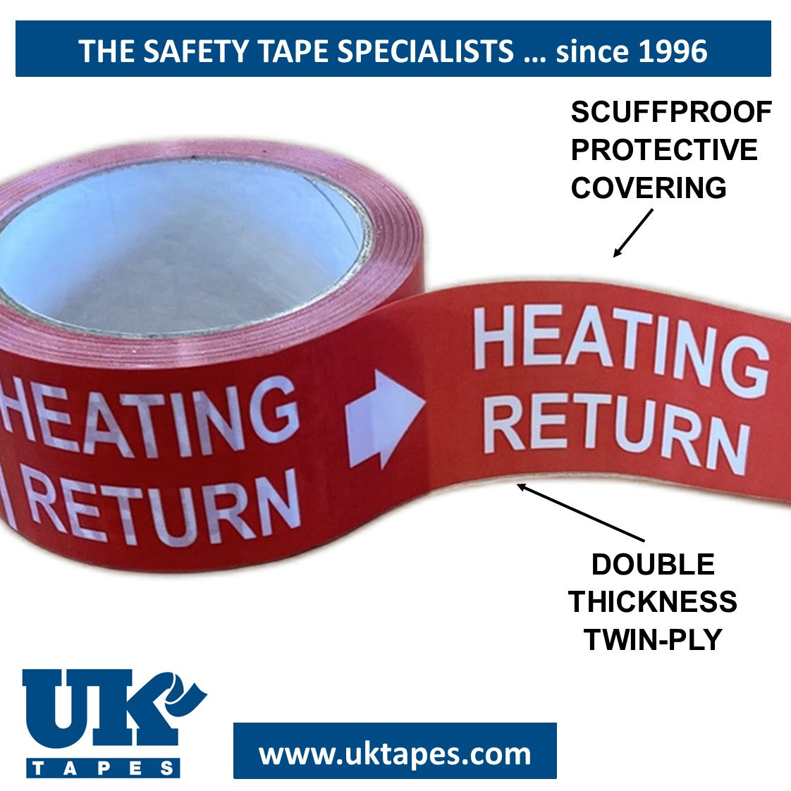 TWININATE Groundworks Printed Adhesive Tape