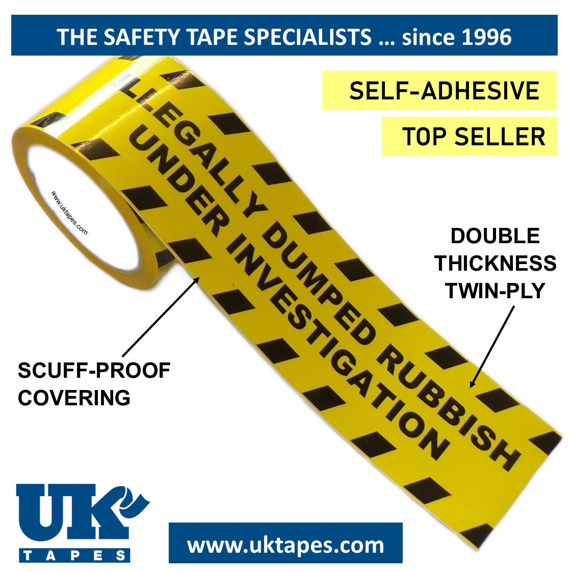 TWININATE Adhesive Tape: Illegally Dumped Rubbish