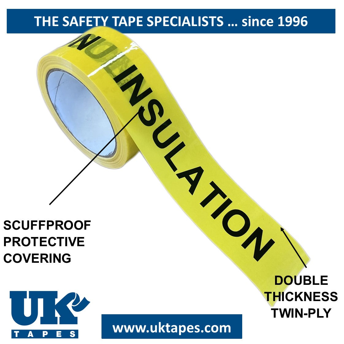 TWININATE Construction Printed Adhesive Tape