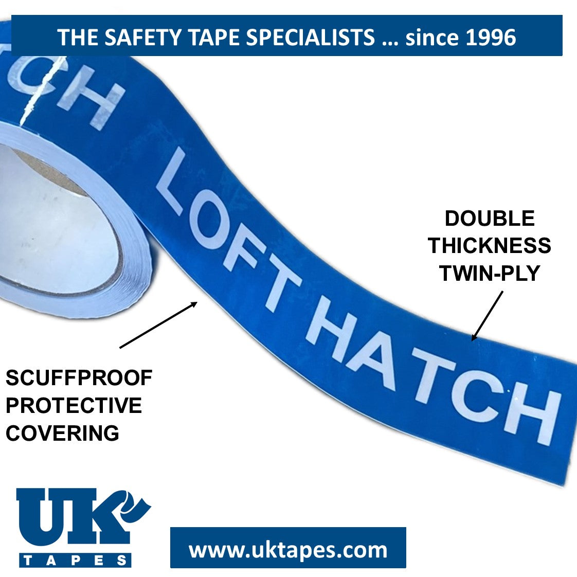 TWININATE Construction Printed Adhesive Tape