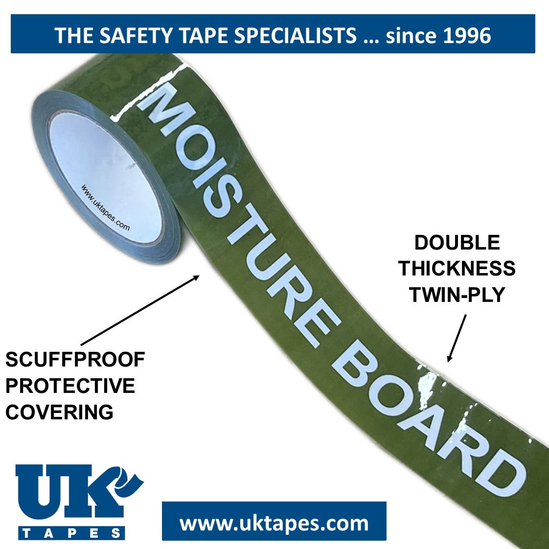 TWININATE Construction Printed Adhesive Tape