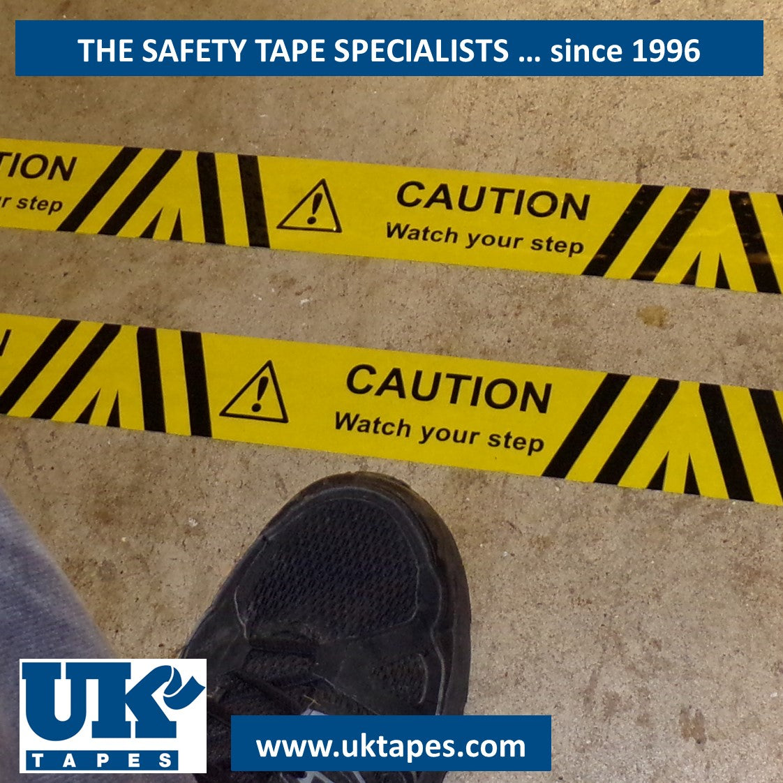 TWININATE Printed Warning Adhesive Tape