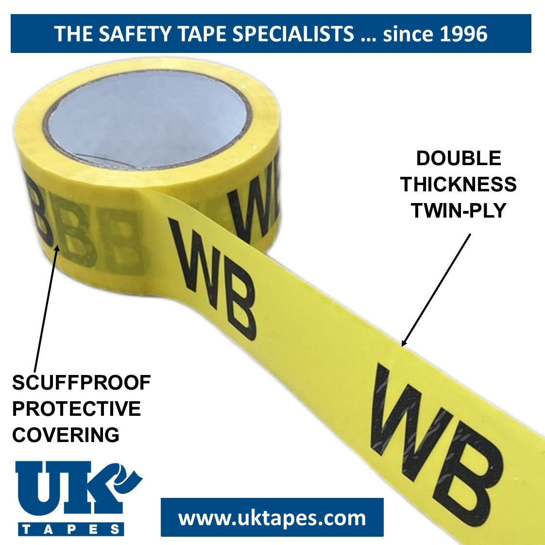 TWININATE Groundworks Printed Adhesive Tape