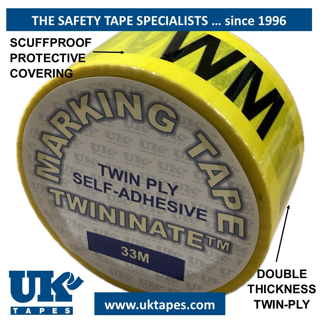 TWININATE Groundworks Printed Adhesive Tape