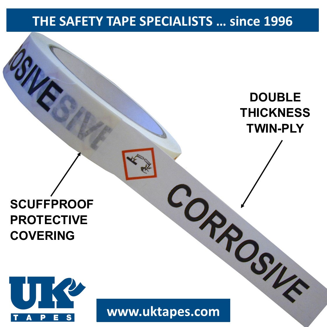 COSHH Printed Adhesive Tape