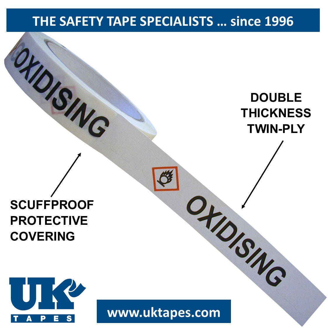 COSHH Printed Adhesive Tape