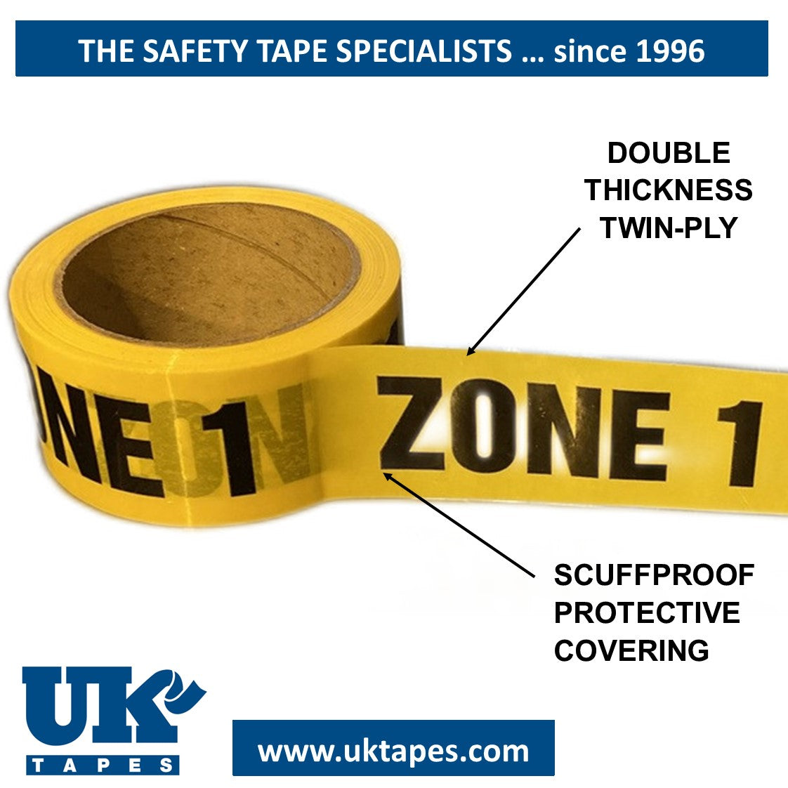 TWININATE Construction Printed Adhesive Tape
