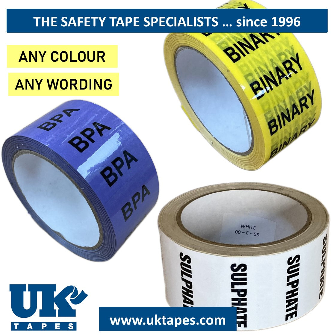 Printed Pipe Marking Tape (Custom Printed)
