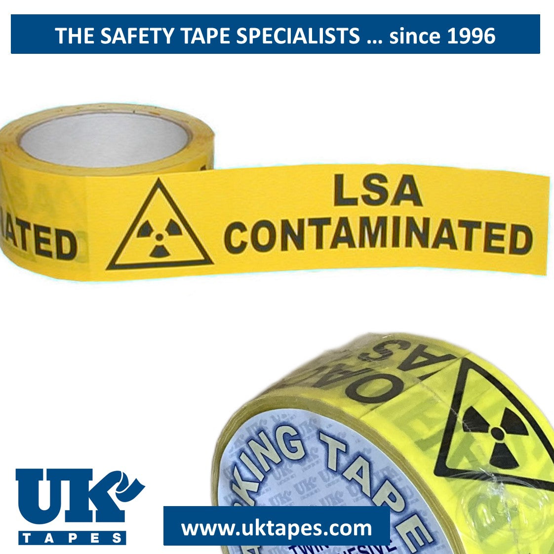 TWININATE Printed Warning Adhesive Tape
